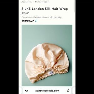 Silke champagne head wrap